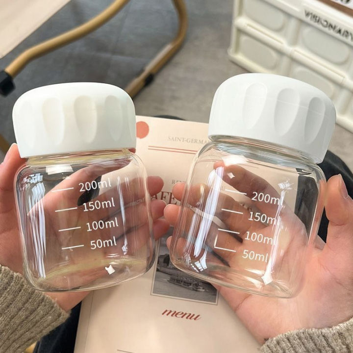 Birthday%20Gift%20Supplies%20Cup%20Drinking%20Cup%20Milk%20Clear%20Mini%2010.2oz%20Water%20Bottle%20Reusable%20Portable%20Summer%20Drinking%20Outdoor%20Travel%20-%20Image%203