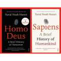 Bundle Of Two Book By Yuval Noah Harari (Homo Deus: A Brief History Of Tomorrow And Sapiens) |Yuval Noah Harari Combo. 