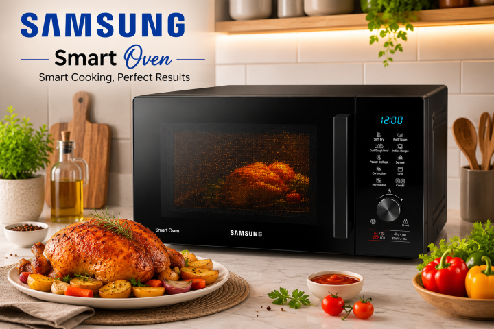 Samsung 28L-MC28A5147VK | Convection Microwave with Moisture Sensor