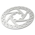 Durable Stainless Steel Electric Scooter Brake Disk 140mm 6 Screws Brake Rotor Pad Rounded 6 Hole Brake Disc for KUGOO Road Bike. 