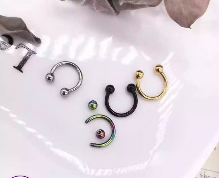 Nose%20Ear%20Septum%20Ring%20Piercing%20Jewelry%20for%20Women%20Stainless%20Steel%20Fake%20Hoop%20Non-Pierced%2010mm%20Inner%20Diameter%20Silver%20Black%20-%20Image%204