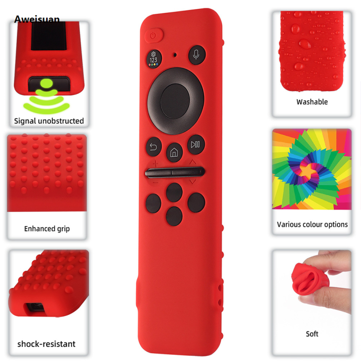 HaohuishopLuxury 【2025 Version】 4/1PCS TV Remote Control Protective Sleeve for Sam sung BN59-01432A BN59-01432B BN59-01432D BN59-01432J BN59-01436B BN59-01392B