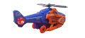 Robot Transformation Aircraft Battery Operated  Light And Music For Kids. 