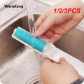 Wenefang transparent bag 1/2/3PCS Lint Rollers Water Sticky Pet Hair Remover Dust Catcher Suction Fluff Carpet Wool Sheets Clothes Cleaning Tool Washable. 