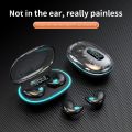 Sutuiying Mini Invisible Sleep Wireless Earphone Bluetooth 5.0 Hidden Earbuds Fifty percent discount IPX5 Waterproof Noise Cancelling Touch Control Headphone X55. 