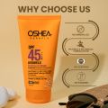 Oshea SPF 45 Sunblock Gel 120 gm Matte Gel Sunscreen. 