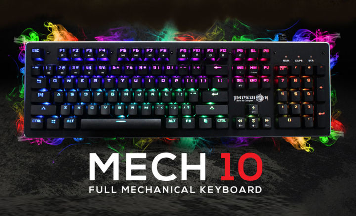 Imperion MECH 10 KG-M10R RGB Gaming Mechanical Keyboard - Kailh Switch