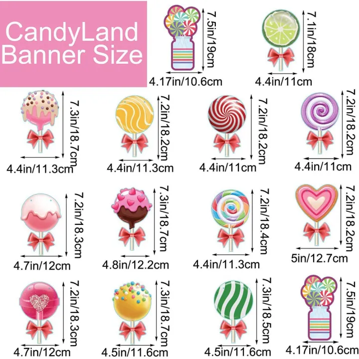 Party%20Decorations%20Set,Colorful%20Banner&Candy%20Themed%20Party%20Hanging%20Swirls%20Lollipop%20Decoration%20-%20Image%202