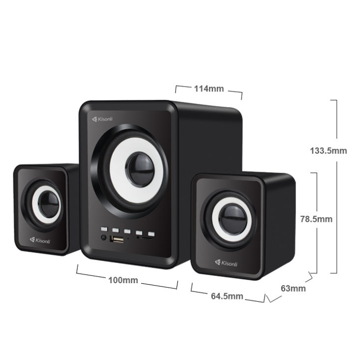 Kisonli%20U-2800BT%20Bluetooth%20Usb%202.1%20Portable%20Speaker%20-%20Image%204
