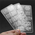 Nail Art Stamp Stencil Stamping Template Plate Set Tool Stamper Design Kit Hot. 