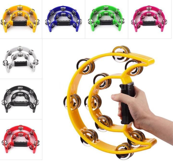 Tambourine_Double Head_ Yellow