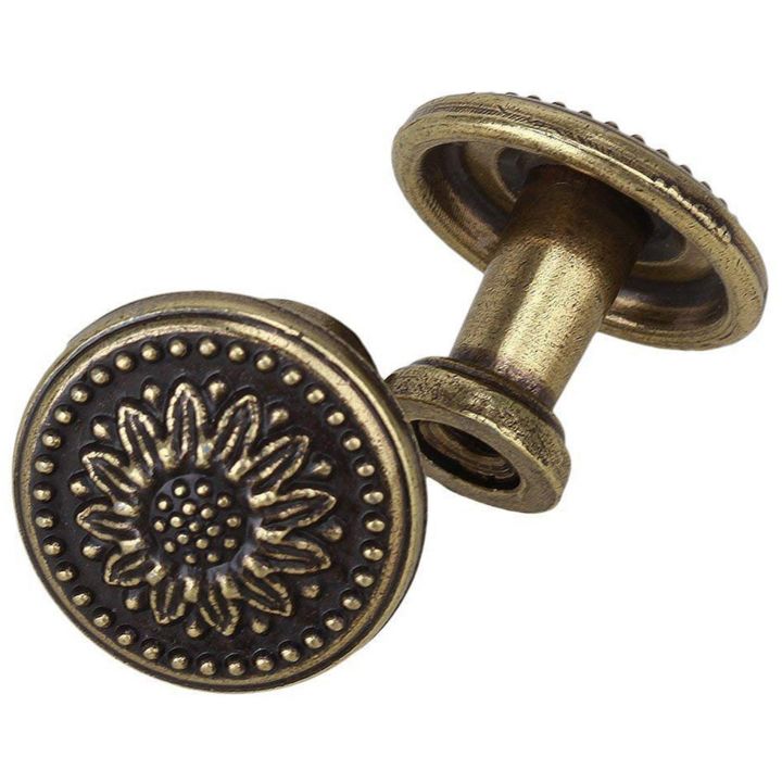 20%20Pack%20Antique%20Flower%20Round%20Handle%20Kitchen%20Cabinet%20Cupboard%20Door%20Drawer%20Pull%20Knob%20with%20Screws%2025%20x%2023mm%20-%20Image%203