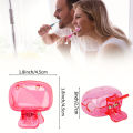 1PCS Travel Toothbrush Head Covers Toothbrush Protector Cap Brush Pod Case Protective Portable Plastic Clip For Household Travel. 