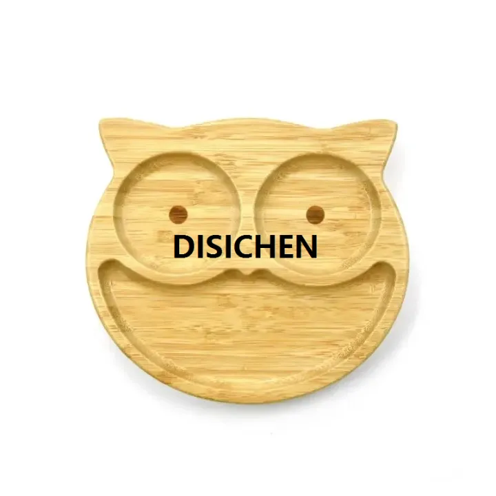 DISICHEN%20Children's%20Animal%20Pattern%20Bamboo%20Tableware%20with%20Base%20Suction%20Cup%20Baby%20Feeding%20Tableware%20Bamboo%20Plate%20Dinner%20Plate%20BPA%20Non-slip%20Affordable%20-%20Image%207
