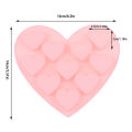 Cake Model Romantic Love Silicone Molds Silica Gel Chocolate Ice Tray Ice Mould Love Shape Small Heart Cake Mold Baking Tools. 