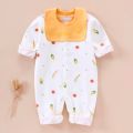 Jumpsuit For Newborn Baby With Bibs. 