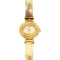 Golden Dial With Stainless Steel Strap And Bracelet For Women. 