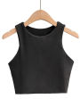 Colors Women's Sleeveless Women's Fashion Summer 202350% Off Slim Top O-Neck Double Nylon Premium Tank Top 6. 