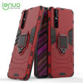 Lenuo Phone Case for vivo V15 Pro Silicone PC Metal Ring Holder Cover. 