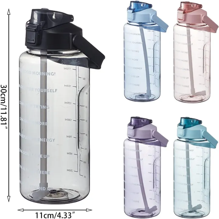 2L%20Large%20Capacity%20Water%20Bottle%20With%20Straw%20And%20Scale%20Gradient%20Color%20Sports%20And%20Fitness%20Motivational%20Water%20Bottle%20-%20Image%203