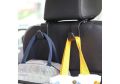 Multipurpose Home and Car Seat Hanger Storage Organizer Universal for Handbag Purse Coat fit Universal Vehicle Car Black Seat Hook Hanger. 