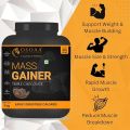 OSOAA Mass Gainer Protein 3kg Chocolate, 420 Calorie, Creatine, Digestive Enzyme, Fast Muscle Weight Gain, 28 Vitamin & Mineral (Choclate Flavour). 