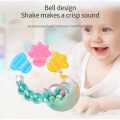 CozyKids - Baby 2 In 1 Silicone Rattle Teether Toy ( BPA Free ). 