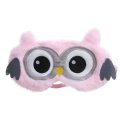 【Hot New Release】Plush Cute Owl Eye Mask Lightproof Sleeping Eye Patch Fashion Personality Cartoon Eye Mask For Student Boys girl To Sleep Better. 