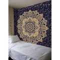 Tapestry Wall Hanging Home Decor Goldem Mandala. 