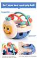 Cute Baby Rattle Toy Cartoon Hand Knock Rattle Dumbbell Kids 0-12 Months children's educational toys for Kids Games Birthday Gifts. 