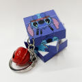 Premium Quality 3X3 Cute Cartoon Cube Key Chain. 