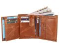 WILDHORN Nepal Top Grain Portrait Leather RFID Protected Wallet for Men  (WHCW2021). 