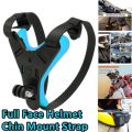 Helmet Chin Mount With Mobile And Action Camera Holder Bracket. 