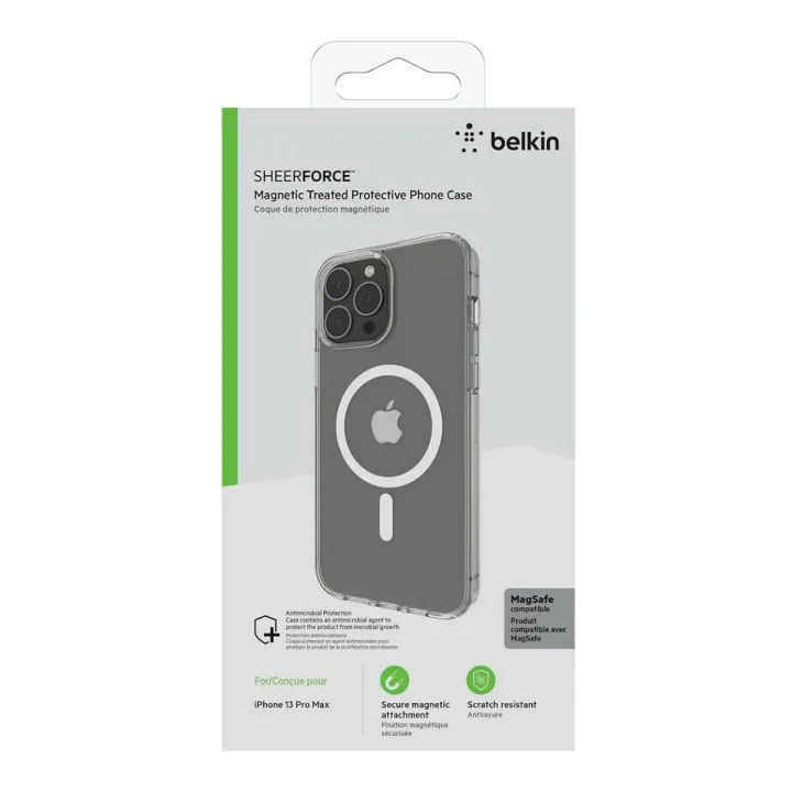 Belkin%20MagSafe%20Compatible%20iPhone%2013%20Pro%20Max%20Case%20with%20Treated%20Coating,%20Built-in%20Magnets%20and%20Raised%20Edge%20Bumper%20for%20Camera%20Protection%20Clear%20-%20Image%202