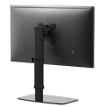Height-Adjustable Free Standing Single Monitor Desk Mount for 13" to 27" Monitors. 
