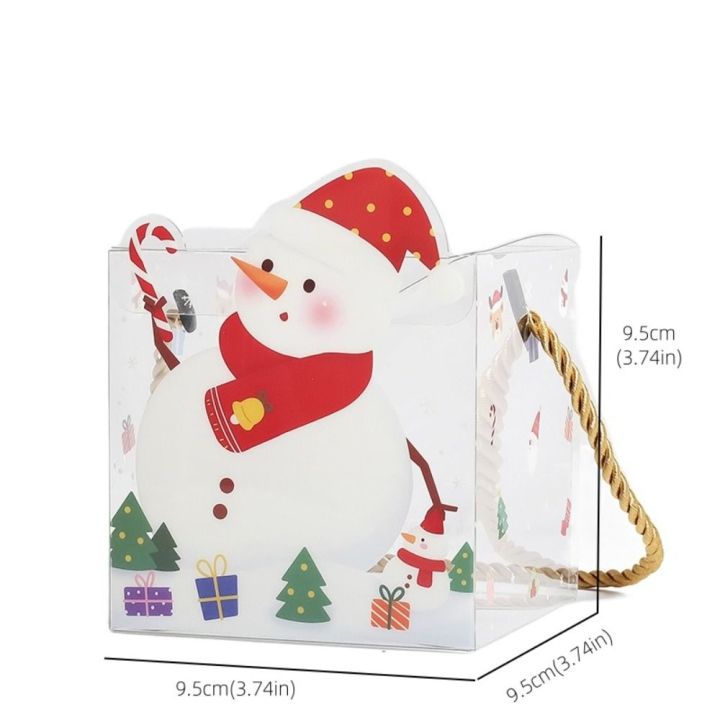 5Pcs%20Cute%20Cartoon%20Christmas%20Gifts%20Bag%20Elk%20Transparent%20Christmas%20Tote%20Bags%20Portable%20Storage%20Gifts%20Wrap%20Handbag%20Snack%20-%20Image%202