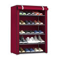 5 Layer Shoe Rack Dust-proof Cloth Non-woven with Cover - Multi-color. 