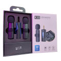 K35 Dual Wireless Microphone For 3.5mm Supported Devices. 