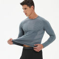Men's Long Sleeve Fitness Bodybuilding Gym T-shirt. 
