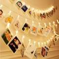 20 Plastic Photo Clip Led String Lights For Home Decor. 
