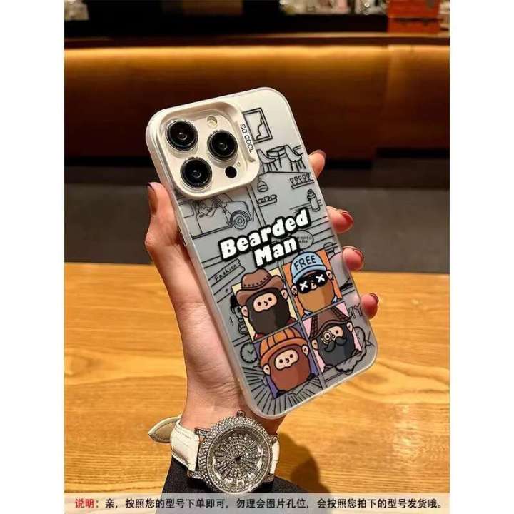 Funny%20Mustache%20Man%20Compatible%20iPhone%2017%20Case%20Apple%2015%20Trendy%2016%20Shockproof%2013%20Pro%20Max%20Unique%20-%20Image%207