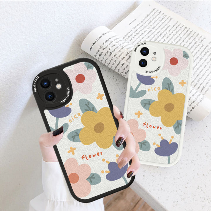 FELMYST%20for%20Redmi%20Note%2010%20Pro%20Note%2010%20Pro%20Max%20Back%20Cover%20PU%20Leather%20Beautiful%20Flowers%20Print%20Soft%20Silicone%20Edge%20Phone%20Case%20-%20Image%203