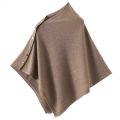 New with Button Pashmina Shawl Thick Warm Knitted Thick Warm Poncho Irregular Casual Shoulder Top Autumn Winter. 