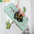 UCUC for OnePlus 7 Pro Back Cover Rubik's cube Soft Thin Liquid Silicone Phone Case. 