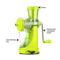 Wonder World Plastic Hand Juicer Home Manual Juicer Fruit Squeezer, Manual Wheatgrass Juicer, Multifunctional 100% Healthy Natural Juice Maker Easy Use and Clean. 