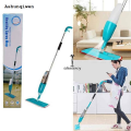 Ashunqiwen Hot Selling Healthy Spray Mop with Removable Washable Cleaning Microfiber Pad 360 Degree Spin Head Flat Floor Cleaner Water Spray Mop - 350ML. 