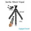 Gorilla Medium 10Inch Tripod For Phone/Dslr Camera With Mobile Holder. 