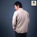 Zoot Cargo Shirt for Men - Casual Shirt with Cargo Jacket Style_beige color. 
