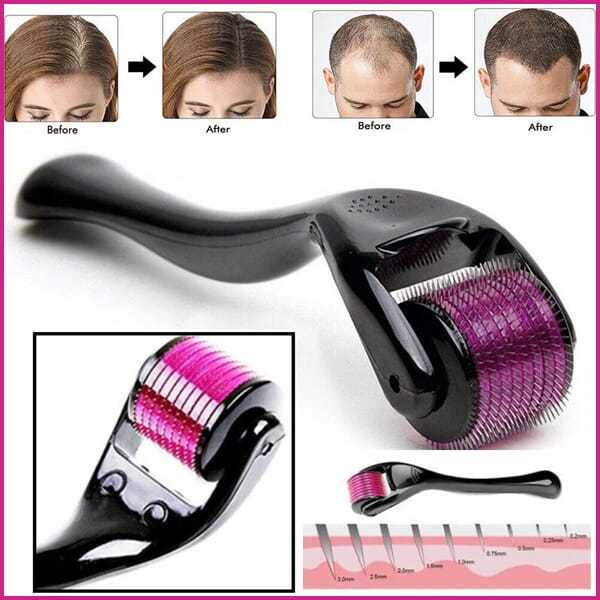 Derma%20Roller%20For%20Hair%20Beard%20Growth%20,%20Hair%20Regeneration%20Titanium%20Needles%20Therapy%200.5%20mm%20540%20-%20Image%203