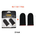 Combo 2Pair Gaming Finger Sleeves for Mobile Game Controllers Anti-Sweat Breathable Seamless Finger Sleeve. 